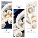 Manual Body Massage Roller, 16-Wheel Handheld Neck Back Waist Leg Massager, Lightweight ABS Resin Muscle Roller with Ergonomic Handle for Home, Office, Travel Relaxation, White